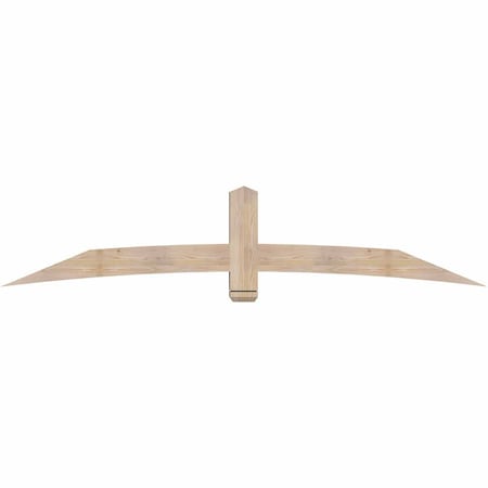 Ekena Millwork Bellingham Smooth Timber Gable Bracket, Douglas Fir, 96"W x 20"H x 5 1/2"D x 5 1/2"F, 5/12 Pitch GBW096X20X0606BEL00SDF